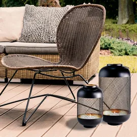 Marrakesch Orient & Mediterran Interior 2er Set Gartenlaterne Garten Windlicht Deko Asbirg