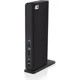 ACT AC7049 Notebook-Dockingstation & Portreplikator Kabelgebunden USB 3.2 Gen 1 (3.1 Gen 1) Type-C Schwarz