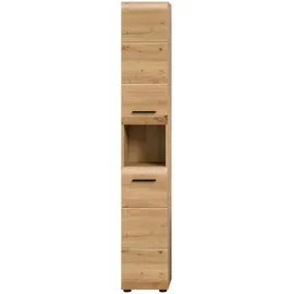 Möbel Boss Igelsbachsee Hochschrank 30 x 185 cm Mehrfarbig Eiche