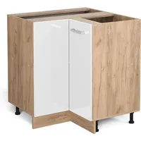 Vicco Eckunterschrank R-Line 86 x 46 x 81,5 cm Weiß