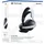 Sony PlayStation Pulse Elite Wireless, Over-ear Gaming-Headset Bluetooth Weiß / Schwarz