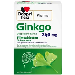 Ginkgo Doppelherzpharma 240 Mg Filmtabletten