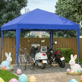 Faltpavillon 3 x 3 m inkl. 4 Seitenteile Blau