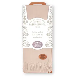 H&H Schal Beste Freundin (beige)