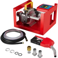 Wiltec Heizöl- und Dieselpumpe 230V/550W 60l/min selbstansaugende Pumpe mit