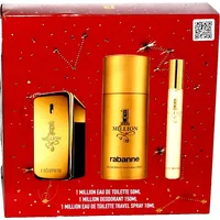 PACO RABANNE ONE 1 MILLION EDT 50 ml + 10 ml + 150 ml DEODORANT 74,- EURO