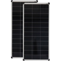 Solartronics 2 Stück 100 Watt Mono Solarpanel Solarzelle 1200x540x30 90622