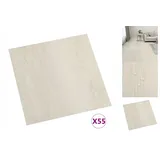 vidaXL Pvc-fliesen Selbstklebend 55 Stk. 5,11 M2 Beige