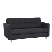 Vente-unique Schlafsofa mit Matratze 3-Sitzer - Stoff - Anthrazit