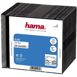 Hama CD-Slim-Box 20er-Pack schwarz