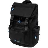 anemoss marine collection Anemoss Laptoprucksack – Laptop Tasche,Schwarz, komfortabel