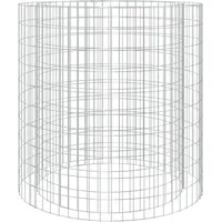 vidaXL Feuerschale Ø 100 cm Silber