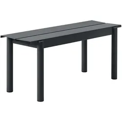 Muuto - Linear Steel Bank 110 cm, schwarz