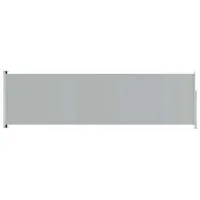vidaXL Seitenmarkise Ausziehbar 180x600 cm Grau