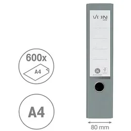 von leitz VON DIN A4 80 mm Grau 1 St.
