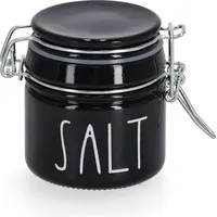 Zeller Vorratsglas SALT DH 6.50x7 cm schwarz - Weiß