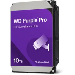 Western Digital WD Purple Pro 10TB 3.5 Zoll SATA - interne Surveillance Festplatte (CMR)