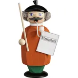 Seiffener Volkskunst eG Räuchermann Lehrer 14 cm