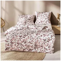 KAEPPEL Interlock Jersey Bettwäsche Enchanted mocca 135x200 cm + 80x80 cm - beige;braun