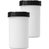 Curtec 2er Set: 2000 ml Vorratsdose, mit Deckel, Frischhaltedose, Mehldose, Gewürzdose