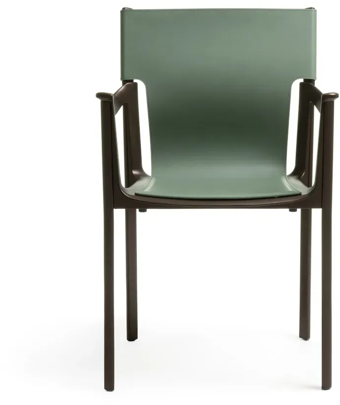 Magis Venice Stuhl, dark bronze / sage