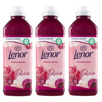 3x Lenor Gelsomino Scarlatto Konzentrierter Weichspüler Scarlet Jasmine 966ml