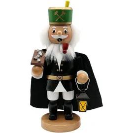 Dekoteam24 Rauchfigur, Schwarz, Holz, 6x17x9 cm, Dekoration, Weihnachtsdekoration