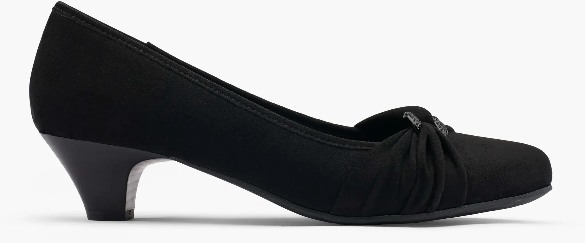 Easy Street  Pumps Schwarz, Damen, Größe: 7 1/2, Material: Velourimitat/Textil - Easy Street  Pumps Schwarz, Damen, Größe: 7 1/2, Material: Velourimitat/Textil - woman - Schwarz