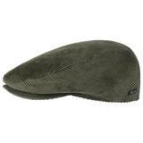 Lipodo Flat Cap (1-St) Baumwollcap mit Schirm, Made in Italy grün M (56-57 cm)