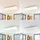 LINDBY Stenley 2 LED-Panel 120 x 60 cm Aluminium, dimmbar