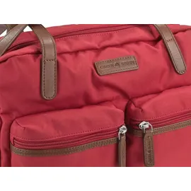GREENBURRY Schultertasche Nylon 35x24cm "Emily" rot | Rot
