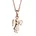 Kette mit Anhänger Glücksbringer Silber/roségold