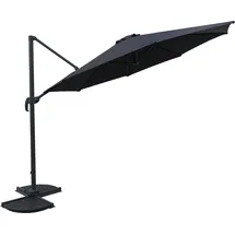 Garden Pleasure Deluxe-Ampelschirm Ø 300 cm anthrazit