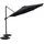 Garden Pleasure Deluxe-Ampelschirm Ø 300 cm anthrazit