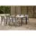 Siena Garden Silva Gartentisch 220 x 100 x 74 cm anthrazit/grau