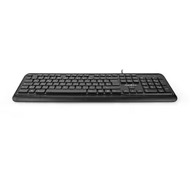 Nedis Kabelgebundenes Keyboard US-Layout (US-English) - USB-A | QWERTY |Numerische Tastatur