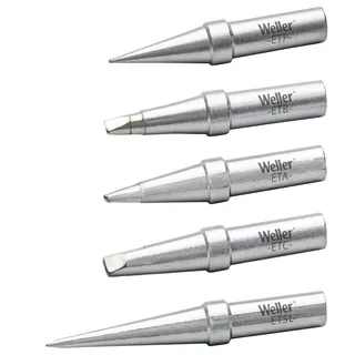 Weller T0054104699 5-tlg. ET-Lötspitzen-Set für WE1010 Lötstation – Echte Weller Spitzen