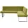 K+W Komfort & Wohnen Eckbank K+W KOMFORT & WOHNEN, grün (olive), B:207cm H:87cm T:157cm, Sitzbänke, Eckbank, Polstereckbank in Spitzkissenoptik, Sitz und Rücken gesteppt