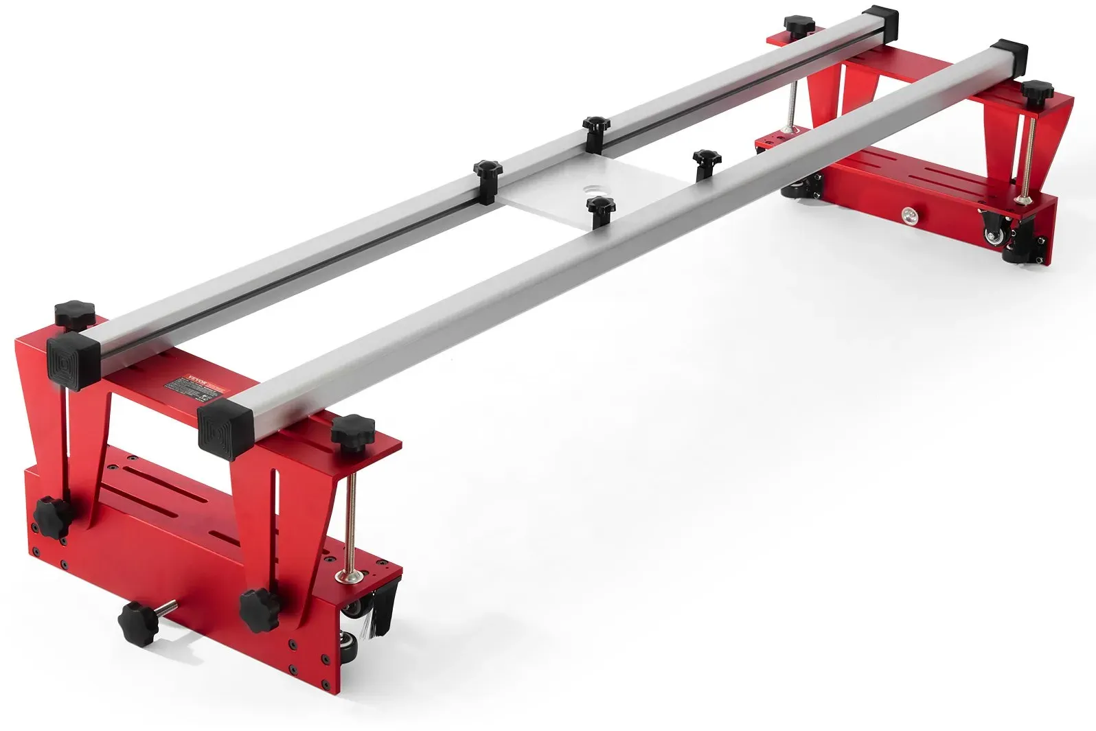 VEVOR Frässchlitten, 1625 mm, tragbare einstellbare Vorrichtung zum Glätten von Platten, DIY-Frässchlitten für die Holzbearbeitung, Plattenführungsvorrichtung, Trimmhobelmaschine zum Glätten von Holz