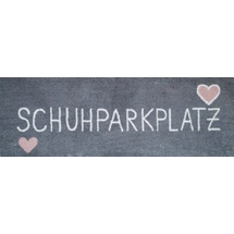 SATOHA Akzente Schuhparkplatz Fußmatte 035 x 100 cm Fußabtreter Schmutzfangmatte schmal lang klein