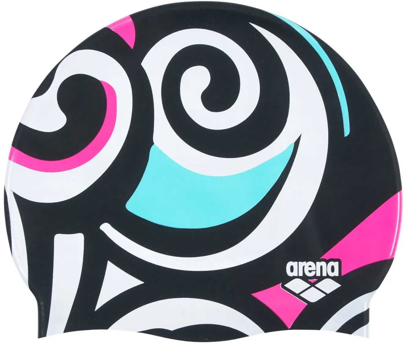 Arena Print 2 elastische Badekappe mit Rand gemustert/Illussion - STK
