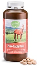 tierlieb Zinc tablets for horses - 428 g