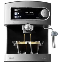 Cecotec Cumbia Power Espresso 20 Barista schwarz/silber + Doppelauslassfilterhalter + 2 Filter