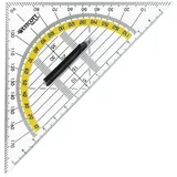 Westcott Geodreieck 16,0 cm transparent