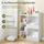 SoBuy Kinderregal KMB55 80 x 104 x 34 cm MDF weiß