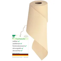Sensalux Vlies-Tischläufer 15 cm x 25 m Creme