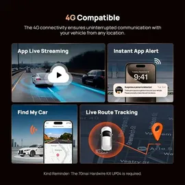Xiaomi T800-2 3-Kanal Dashcam 4K