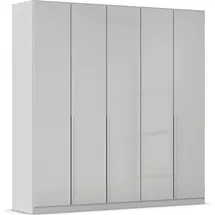 Rauch »Kleiderschrank Kleiderschränke Schrank Garderobe AGORDO mit Glasfront«, (in zwei Griff-Farben), durchdachte Innenausstattung, in 6 Breiten und 2 Höhen MADE IN GERMANY, grau