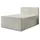 masseno Boxbett, Hellgrau, Holz, 160x200 cm Schlafzimmer, Betten, Boxspringbetten
