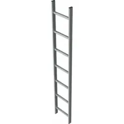 ZARGES Schachtleiter verzinkt 13 Sprossen LW400 mm